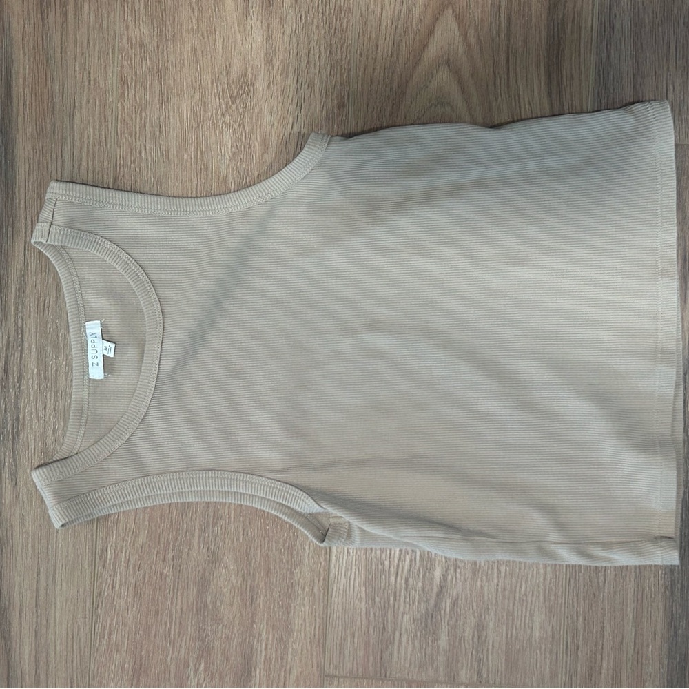 Z Supply Kids Beige Tank Top